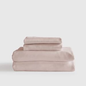 NWOT! Quince Organic Bamboo Soft Blush Sheets & 1 Pillowcase! Twin (240)(READ)
